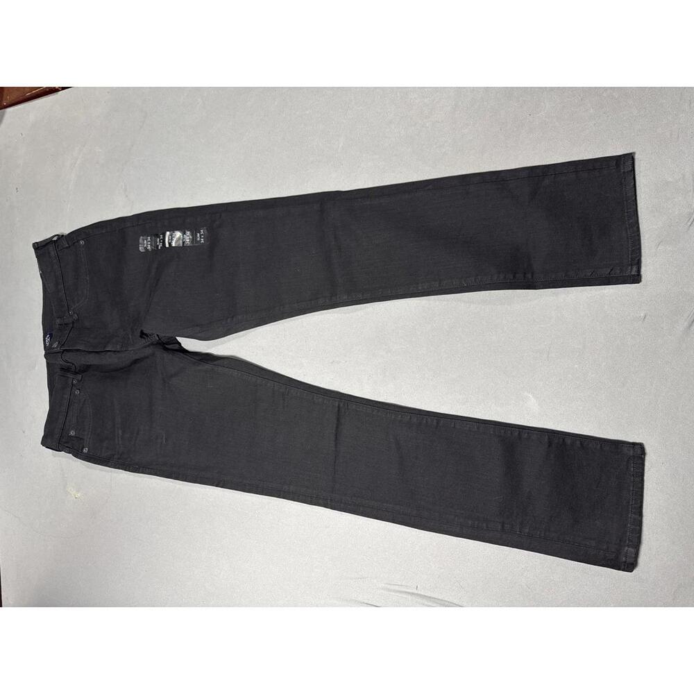 New J Crew Factory Mens Jeans, Black Signature Flex Slim Tapered, 34 x 32 AY517